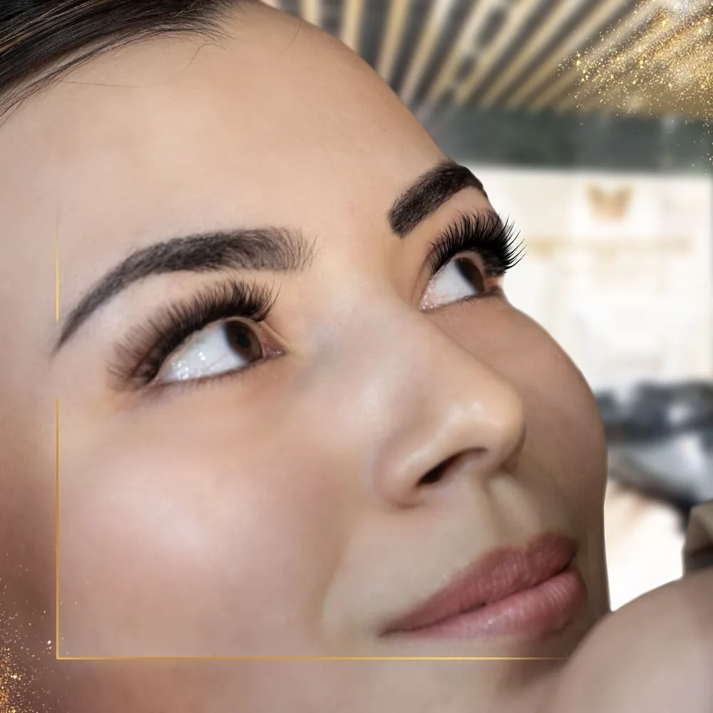 Eyebrows and eyelashes at brow salon marrakech