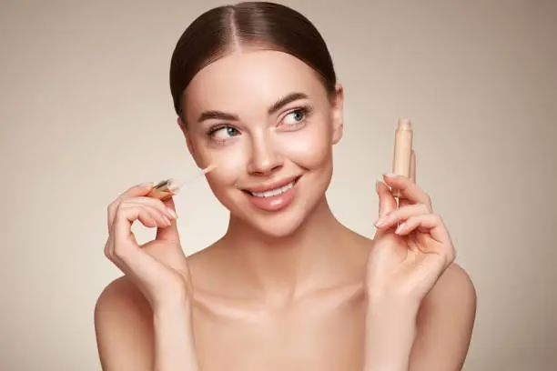 Concealer before foundation